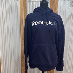 Reebok Men's Dark Blue Hoodie
